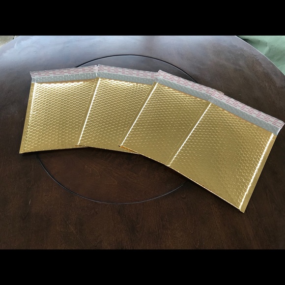 Bubble mailers 8.5 x 11 inches Heavy Gold - Picture 2 of 9
